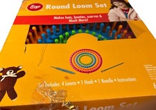 Boye Assorted Loom Set of 4 Round Needle Instructions Knitting 6pc