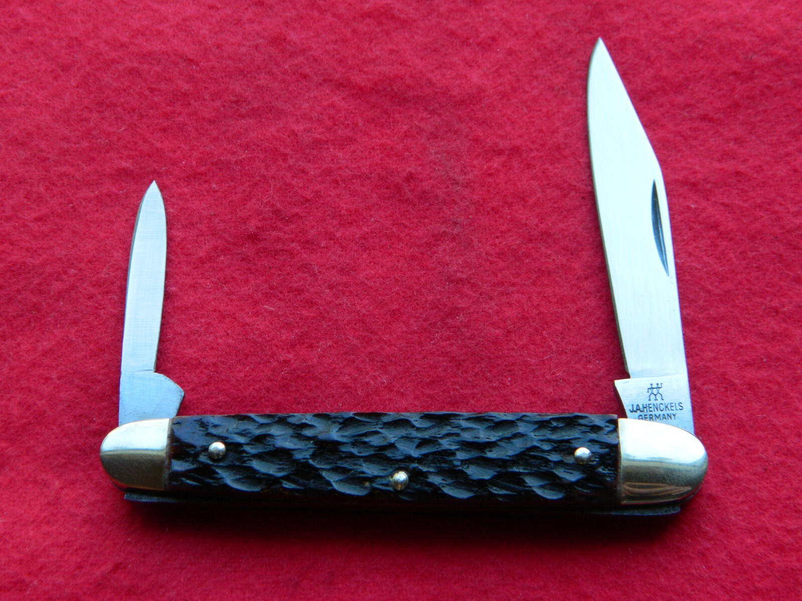 CLEAN OLD Unused J. A. Henckels Bone Pocket knife Solingen Germany