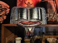 Vintage Coffin Handle Plaque Casket Hardware Funeral Momento Mori Mourning Book