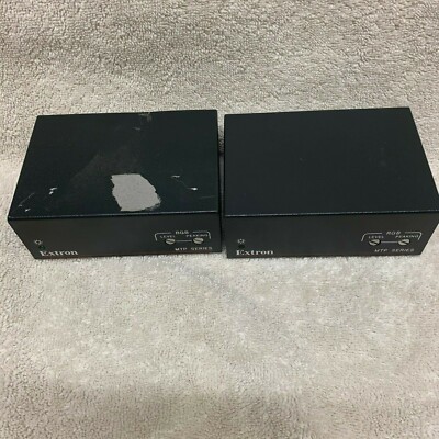 Lot of 2 Extron MTP RL 15HD Twisted Pair Receiver for VGA / Audio