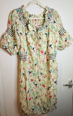Matthew Williamson X H &M Multicolour Cotton Floral & Bird dress