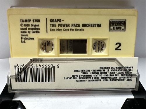 The Power Pack Orchestra – Soaps - 1986 Cassette Music For Pleasure TC-MFP 5759 - Picture 2 of 2