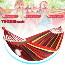 Camping Hammock Tent Chair Bed Outdoor Hanging Swing Sleeping Garden Single New