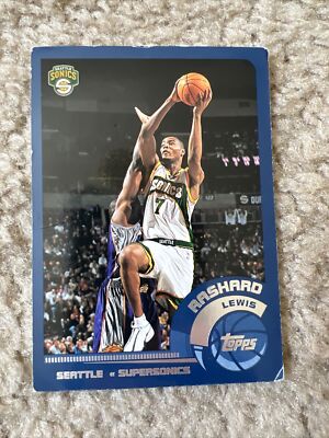 Rashard Lewis 2002-03 Topps Seattle SuperSonics #8 R328F 77 | eBay