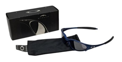 Oakley Sunglasses MINUTE Metallic Blue Black Iridium Discontinued