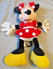 Disney Mickey Mouse Friends Minnie Mouse Plush Stuffed Toy 14" Red