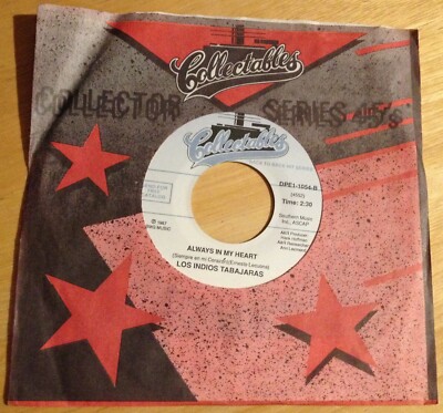 Los Indios Tabajaras 45 Maria Elena / Always In My Heart  reissue w/ts
