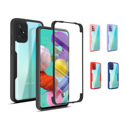 360° Grad Hülle für Samsung Galaxy A51 vollschutz Integriertem Displayschutz