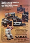 1982 G.A.M.E.S. Video Games Systems PRINT AD ColecoVision Atari Van Nuys VTG 80s