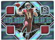 2022 PANINI SPECTRA SAM HOWELL TRIPLE JERSEY RELIC RC BUILDING BLOCKS HYPER #/75
