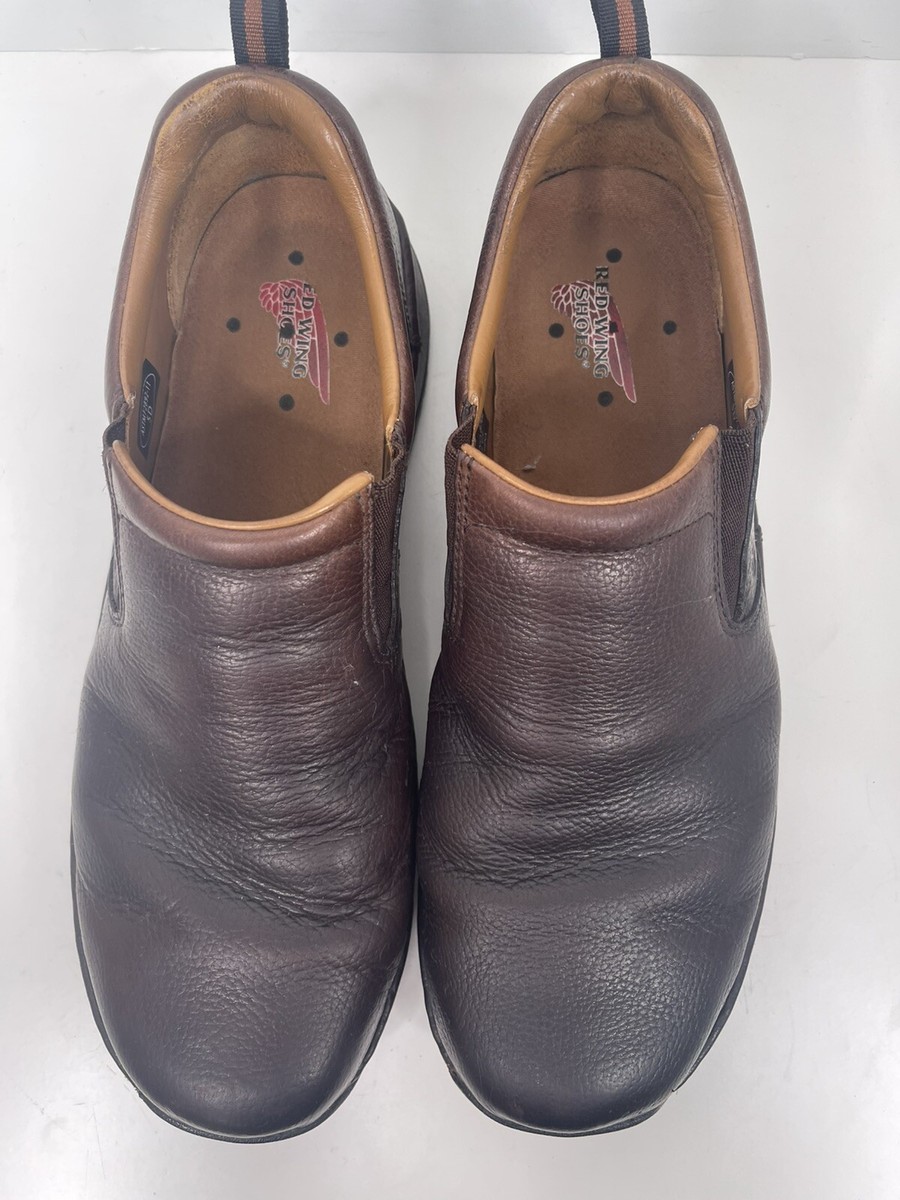 Red Wing Men’s Brown‎ Leather Slip-On Loafers Shoes 13M Style 4980 Slip Oil... Red Wing Shoes Loafer Brown Casual Shoes for Men for sale | eBay main image 4
