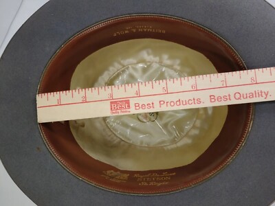 1950s Stetson Royal DeLuxe St. Regis Gray Hat Size - 7 1/8 1950s Stetson Royal DeLuxe St. Regis Gray Hat Size - 7 1/8