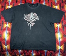 Vintage Reebok Allen Iverson I3 T-Shirt Size Large Basketball NBA Graphic Dragon