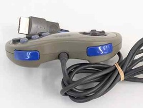 Z184 Victor V Saturn Console JVC RG-JX2 Gray JAPAN SEGA RARE Working SET