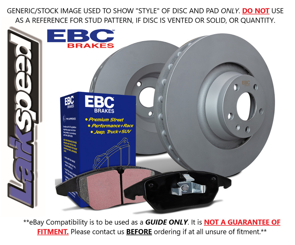 EBC Front Brake Discs & Ultimax Pads for Audi A3 (8V) 2.0 TD (110 BHP) (2013 on)