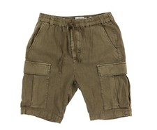 Vince Men's Drop-Rise Military Short Brown size S 150224