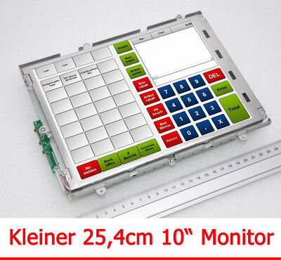 OPEN FRAME 25.4cm 10'' MONITOR 800x600 TFT DISPLAY WITH POWER SUPPLY 12V + 220V #M77
