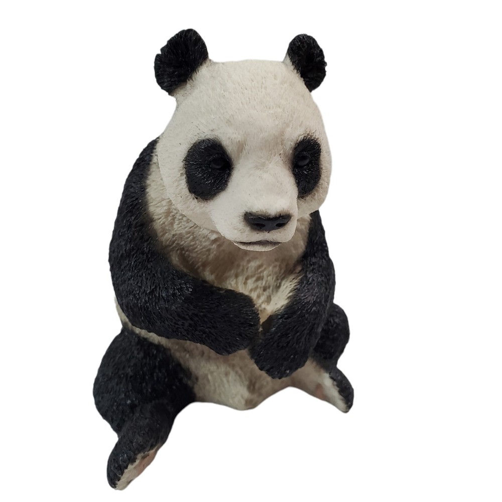 Vintage 1988 Castagna Resin Sitting Panda Bear Figurine Made In Italy