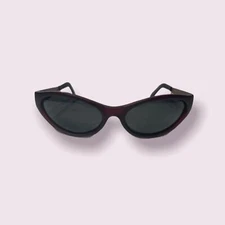 Tyr Sleek Thin Dark Red Sunglasses