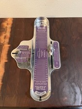 Genuine Brannock Device - Women's Foot Size Measuring Tool - Purple