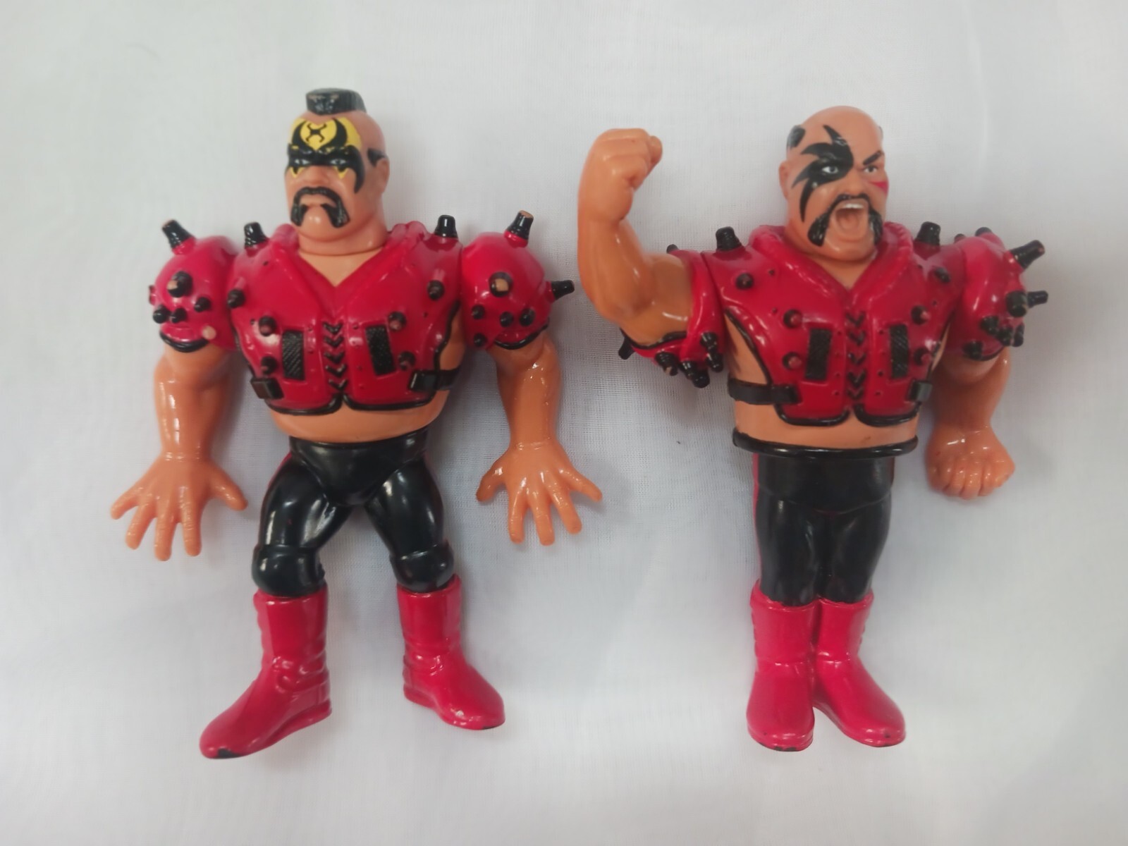 90's WWE Wrestlers Legion of Doom- Road Warriors, Hawk & Animal Action Figures