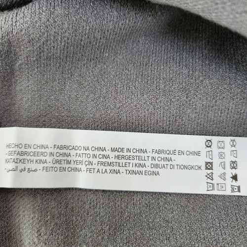 Zara Vest Girls 13-14 Year Gray Full Zip Pancho Cardigan Knit Layering Oversized - Picture 11 of 17