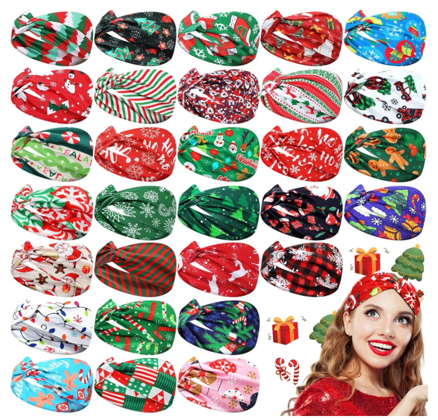 30 Pcs Christmas Headband for Women Dress up Costume Party  display picture 1