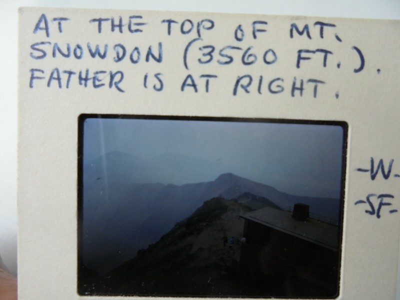 6 x  Color Kodachrome Slides 1963 - WALES: Mt. Snowdon views