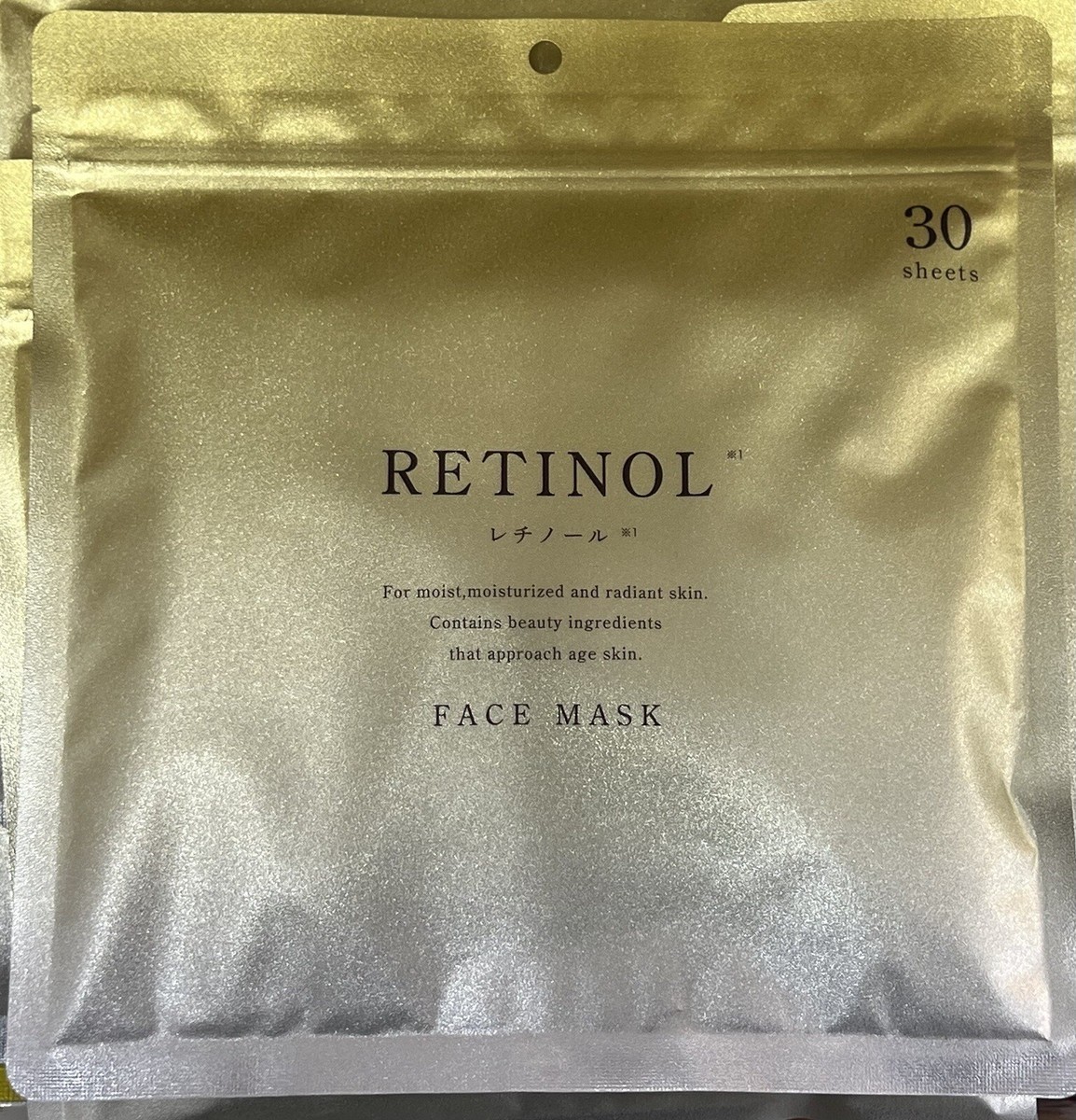 Age Defying & Retin Moisturizing Skin -Japan Retin FACE MASK (30ea