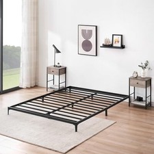 6 Inch Metal Bed Frame with Sturdy Support Slats Full Queen Size Heavy Duty