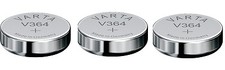 ENVOI SOUS SUIVI VARTA  3 Piles V364 / 364 / SR60  oxyde d'argent  1,55V
