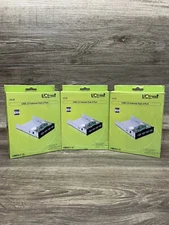 Lot of (3) SYBA SY-HUB20076 USB 3.0 Internal Hub 4-port, fits Both 3.5" & 5.25"