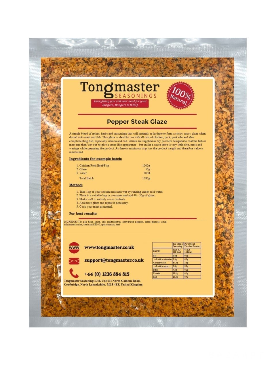 Pepper Steak Meat Rub - 2kg