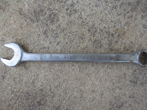 WIZARD WRENCH #H2290 COMBINATION WRENCH 9/16" WIZARD WRENCH MADE IN USA - Picture 3 of 12