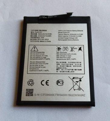 Akku TCL 10L TCL Plex kompatible 3820 mAh - Akku TCL TLp037A7
