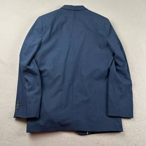 Izod Blazer Youth 20 Regular Blue Lined Button Up Boys Jacket NWT - Picture 5 of 10