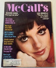 May 1975 McCall's~LIZA MINELLI, Betty Ford, Richard Nixon