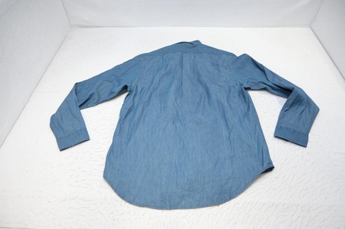 Southern Proper Denim Jean Shirt Long Sleeve Casual Button Up Mens Size Medium - Picture 7 of 7