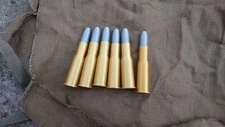 6x 3D Printed Replica lifesize Bullets shells Cosplay movie film Prop 577 / .450