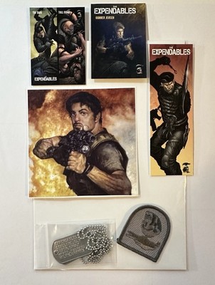 The Expendables Go to Hell Splatto Comics Extras Accessories Only STALLONE