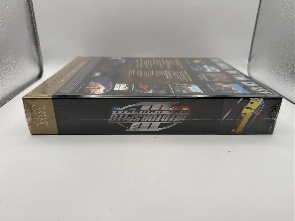 Vintage Need for Speed III 3 Hot Pursuit Big Box PC Game NEW Factory Sealed - Image 4 of 4