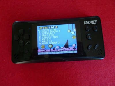 JJFUN Haopapa Handheld Game Empire Retro Family Pocket R5-1Plus 218 Games