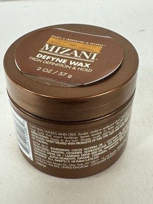 MIZANI DEFYNE DEFINE WAX HIGH DEF Hold, Edge Tame Gel, Twist & Coil 2 oz
