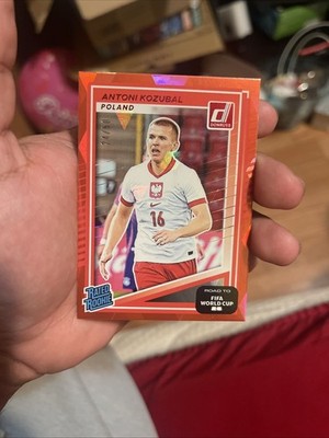 2025-26 Road to the World Cup Rated Rookie Antoni Kozubal Red 24/50 Poland
