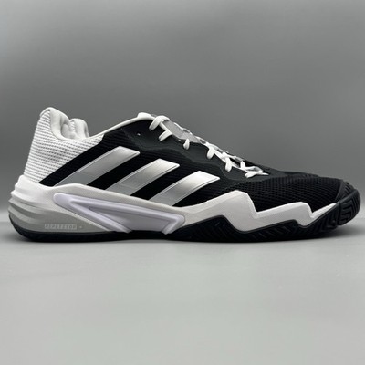 Adidas Barricade 13 Black White Grey Men's Size 14 Tennis Shoes