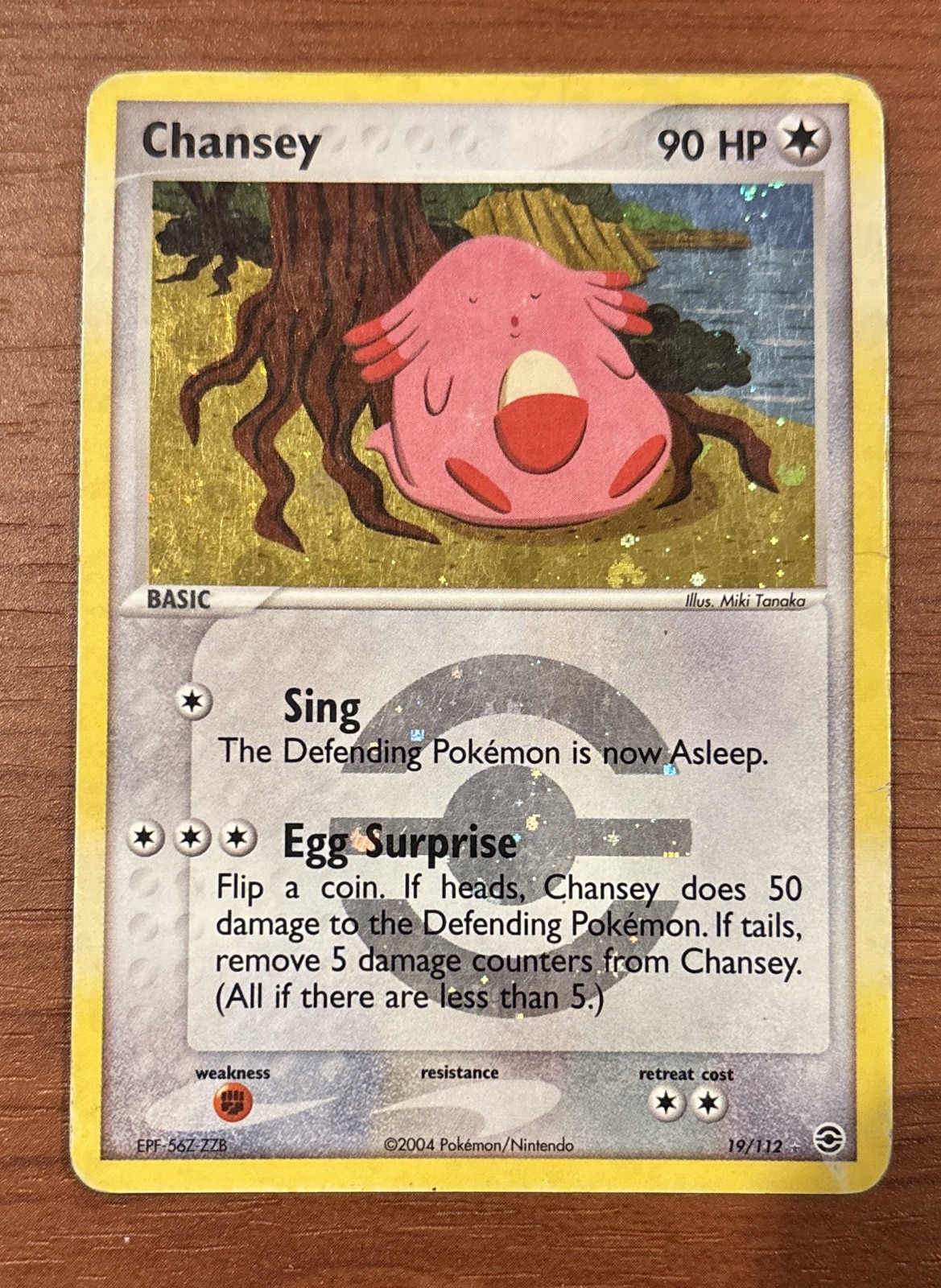 Chansey 19/112 EX FireRed & LeafGreen Reverse Holo