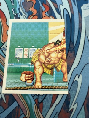 #ad #ad 1994 Merlin Super Street Fighter II sticker E Honda Vs Vega Capcom #164 $7.99