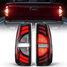 Clear Led Tail Lights For 1999-2002 Chevy Silverado 1500 99-06 Gmc Sierra