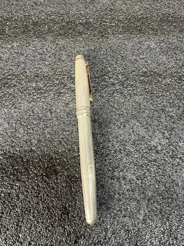 Vtg.Montblanc Meisterstuck Soltare Classique Sterling Silver 925 Ballpoint Pen