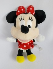 Disney Parks Minnie Mouse Plush Doll Keychain Bag Clip Big Head